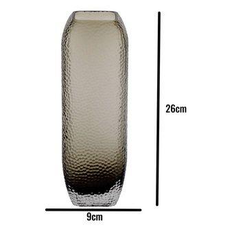 Antonella smoked vase 25cm